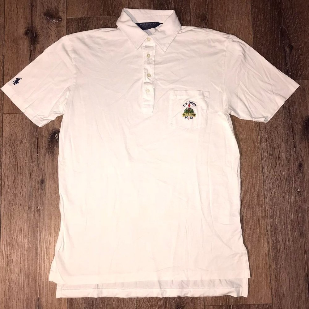 2013 U.S. Open Merion Polo Golf Sport White polo shirt
